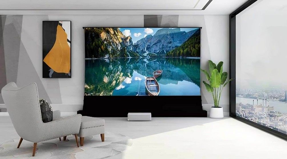beamer leinwand
